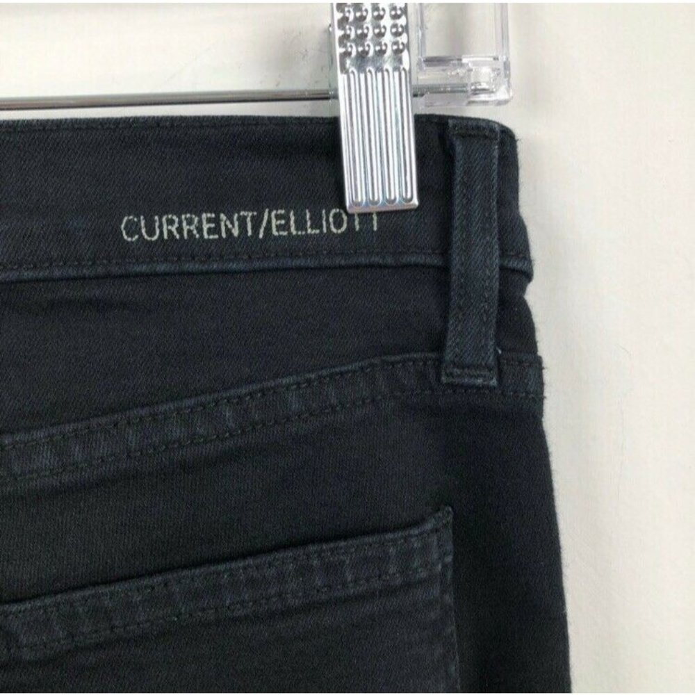 Current Elliott Jeans Black The Ankle Skinny - Picture 8 of 8